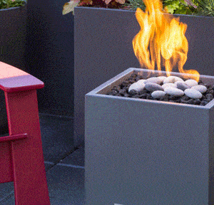 Firecube 16 is compact and modern with a surprising amount of heat out put for its small size