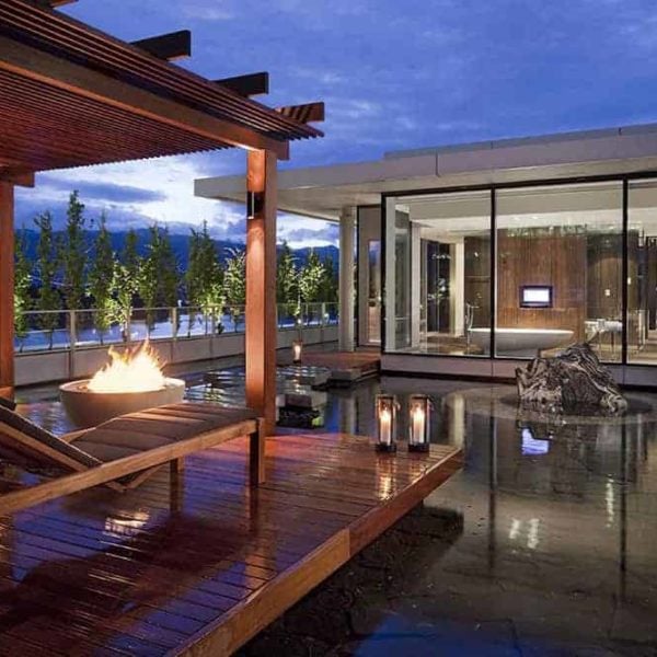 hotel fire pit