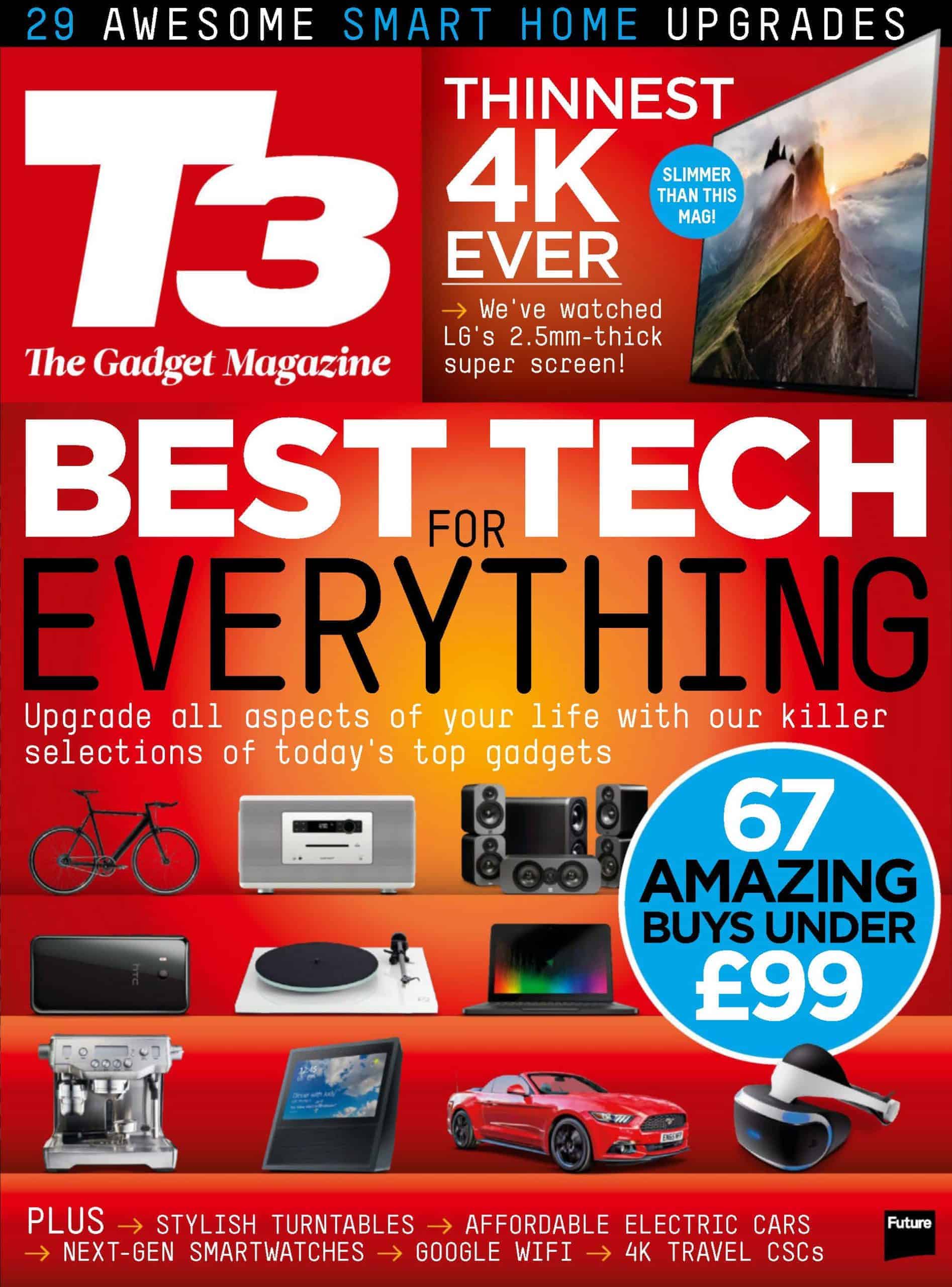 T3 UK Issue 270 July 2017 cover