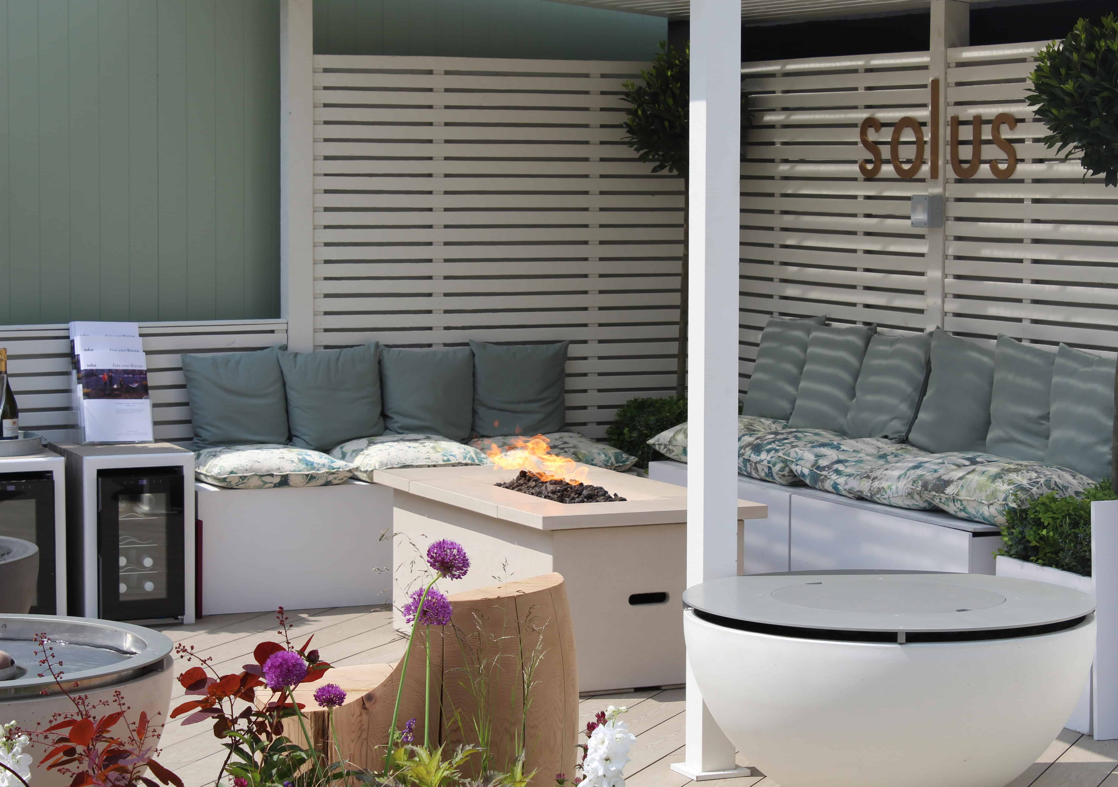 Solus Decor trade stand Chelsea flower show