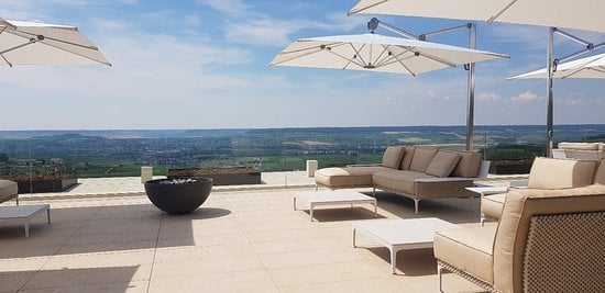 hemi fire bowl at royal champagne hotel and spa