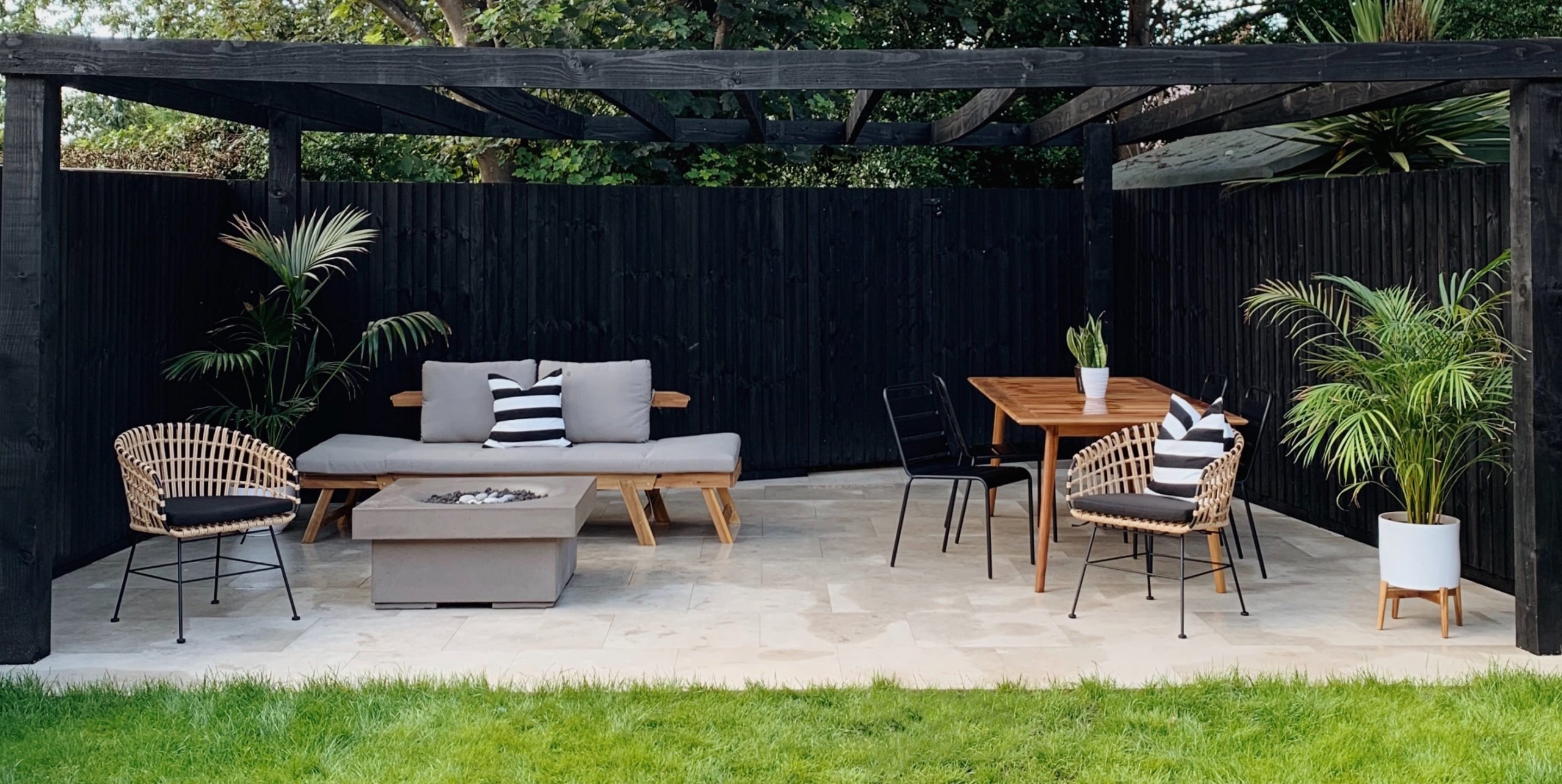 The house that black built garden makeover