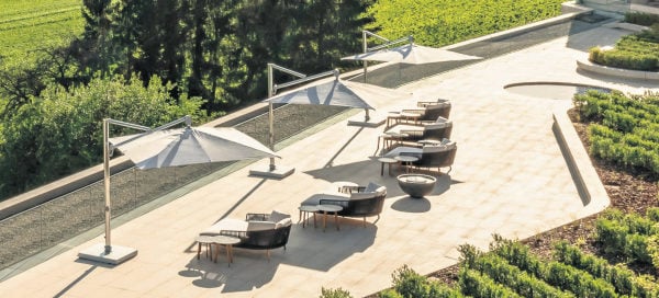 royal champagne hotel fire pit