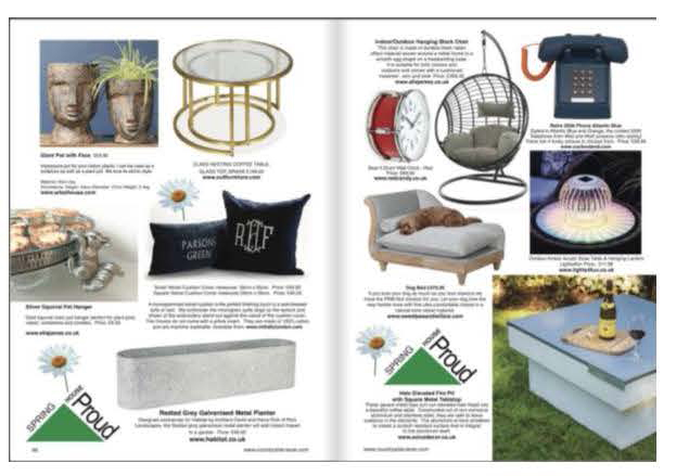 Fire pit feature 
