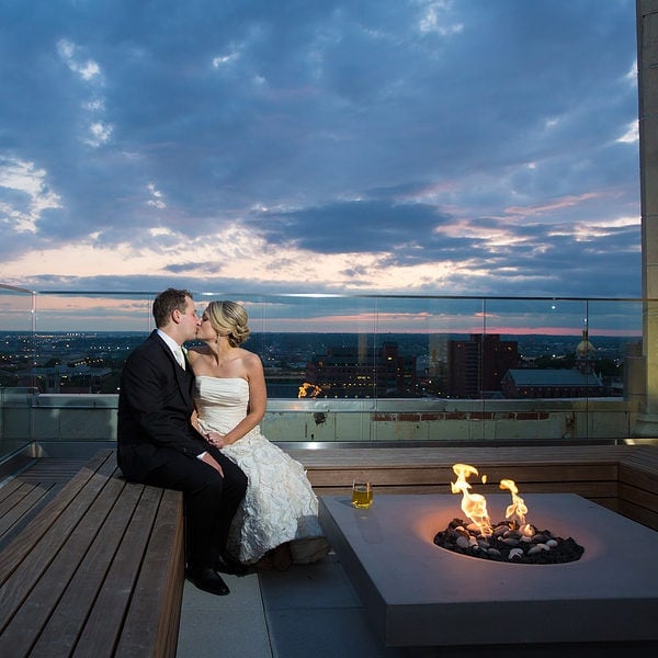 Elevated Halo Fire Pit