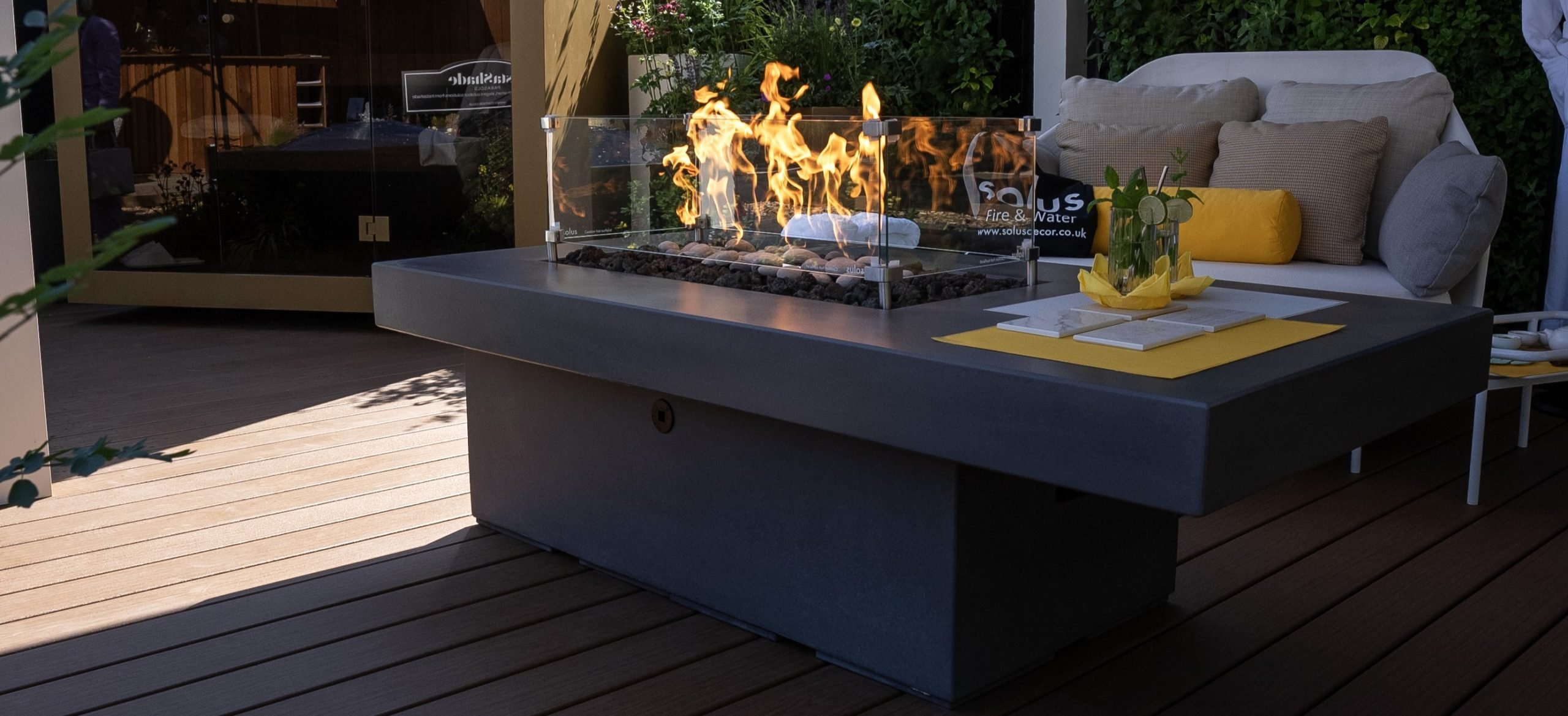 safe BTUs of high-output burners for gas firepits