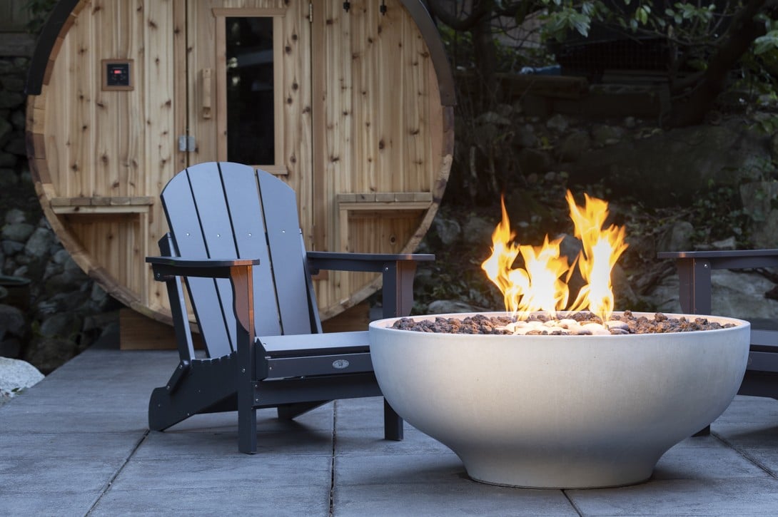 Handcast vs. mass-produced concrete firepits