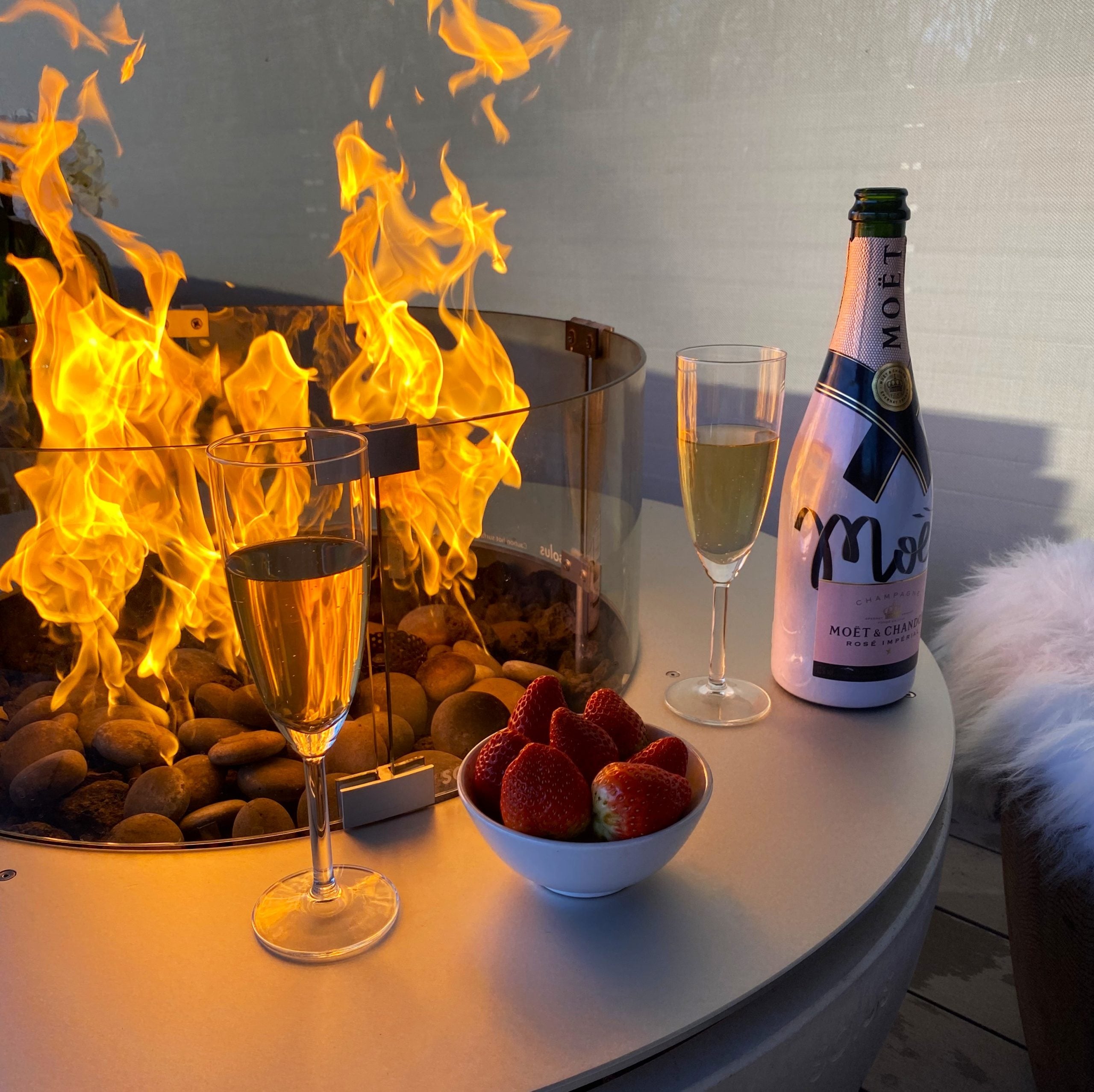 Anodised Aluminium Firepit Table Tops - Luxury Outdoor Accessories