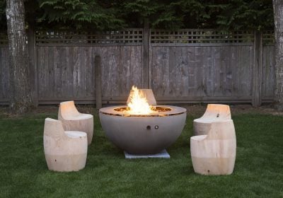 HEMI 48 - Shiitake - Metal Tabletop