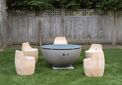 HEMI 48 - Shiitake - Metal Tabletop